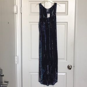 Hard Tail Tie Dye High-Low Tank Dress -  Small